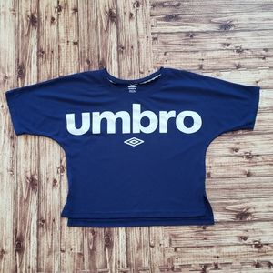 Umbro Navy Crop top XS shirt